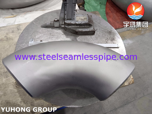 ASTM A815 UNS S32750 सुपर डुप्लेक्स स्टेनलेस स्टील फिटिंग 90 डिग्री LR कोहनी