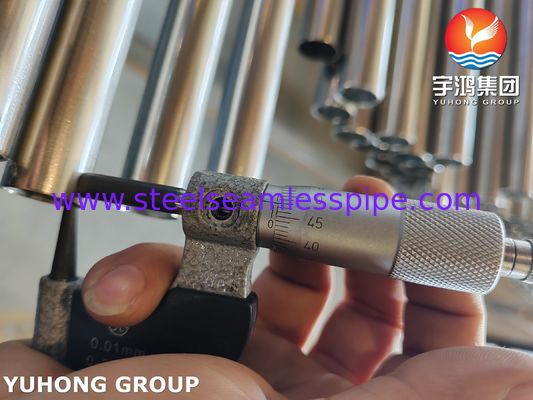 ASTM A269 TP316L स्टेनलेस स्टील सीमलेस ट्यूब ब्राइट एनील्ड बॉयलर हीट एक्सचेंजर एप्लिकेशन के लिए