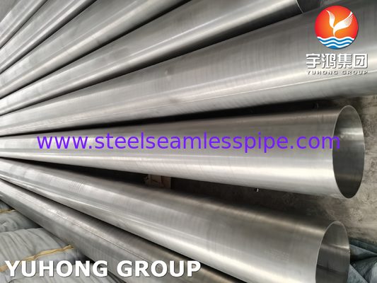 ASTM B862 टाइटेनियम मिश्र धातु वेल्डेड पाइप रासायनिक प्रसंस्करण के लिए