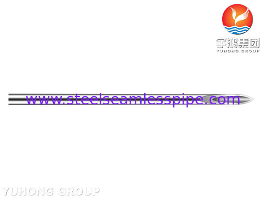 आईएसओ 9626 स्टेनलेस स्टील इंजेक्शन सुई ट्यूब, Bevelled टिप, मेडिकल हाइपोडर्मिक सुई