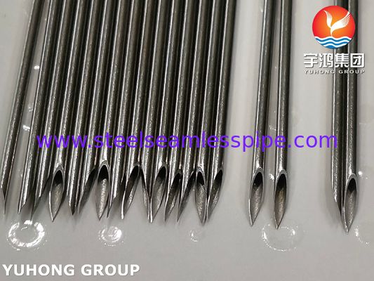 16G स्टेनलेस स्टील पशु चिकित्सा सुई ट्यूब पशुधन इंजेक्शन के लिए, ट्रिपल बेवल टिप