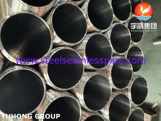 ASTM A270 TP304 बाहरी थ्रेड एंड के साथ सैनिटरी स्टेनलेस स्टील ट्यूब