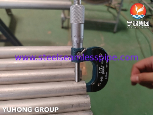 ASME SA789 / ASTM A789 S32750 हीट एक्सचेंजर के लिए डुप्लेक्स स्टील सीमलेस ट्यूब, रासायनिक अनुप्रयोग