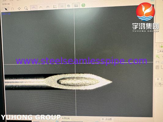 26G स्टेनलेस स्टील बैक कट बेवल प्वाइंट सुई ट्यूब मेडिकल पंचर के लिए ISO9626 SUS304