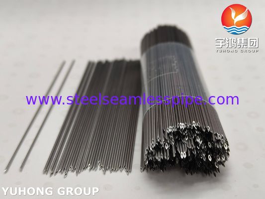 दवा प्रशासन के लिए स्टेनलेस स्टील नसों में रहने वाली सुई ट्यूब ISO9626 SUS304