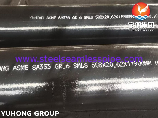 ASME SA333 ग्रेड 6 सीमलेस कार्बन स्टील पाइप कम तापमान सेवा के लिए आवश्यक नॉच टफनेस के साथ