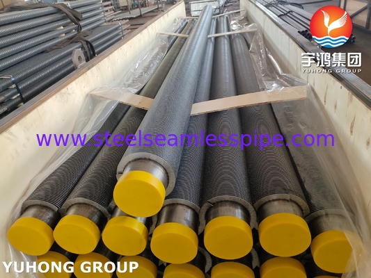 पावर प्लांट के लिए ASTM A335 P9 मिश्र धातु इस्पात HWF फिन ट्यूब