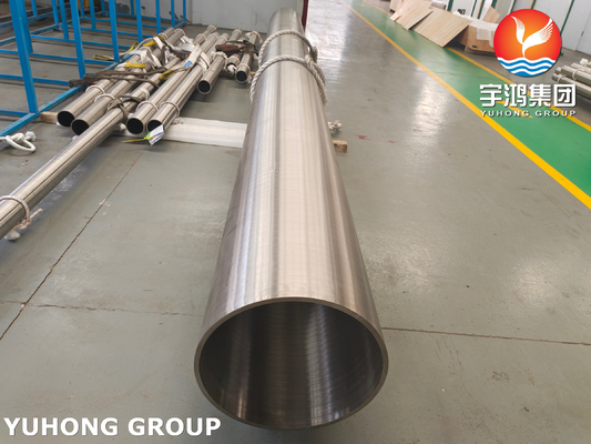 ASME SB163 N04400 nickel Alloy SMLS Heat Exchanger Tube Average Wallthichness