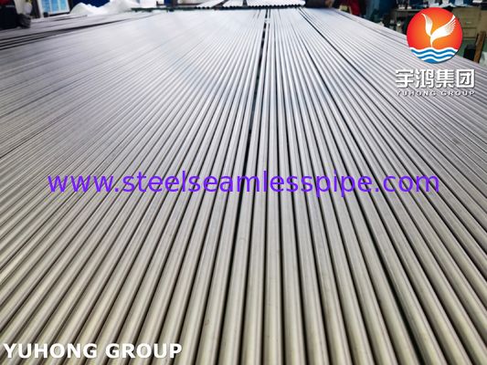 ASME SB338 ग्रेड 2 UNS R50400 टाइटेनियम सीमलेस ट्यूब, रासायनिक, समुद्री और हीट एक्सचेंजर के लिए संक्षारण प्रतिरोधी