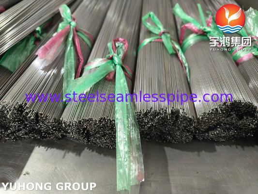 आईएसओ 9626 एआईएसआई 304 1.4301 मेडिकल सुई के आवेदन के लिए स्टेनलेस स्टील कैपिलरी ट्यूब