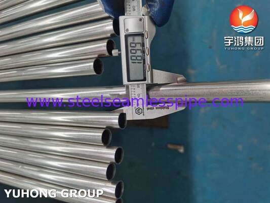 ASTM A249 TP304 स्टेनलेस स्टील वेल्डेड ब्राइट एनील्ड ट्यूब ब्रुअरी के लिए