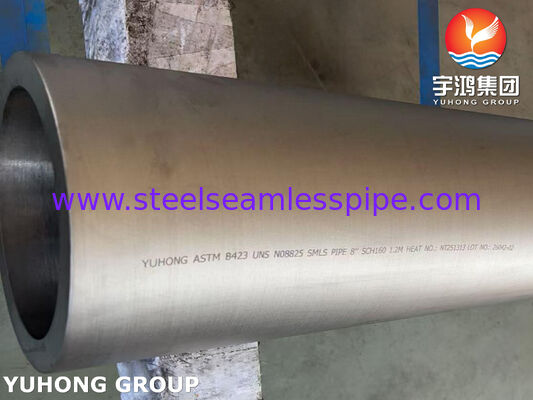 ASTM B423 UNS N08825 संक्षारक सेवा के लिए Incoloy 825 निकेल मिश्र धातु सीमलेस ट्यूब