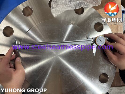 ASTM A182 F51 UNS S31803 डुप्लेक्स 2205 ऑयल और गैस पाइप के लिए ब्लाइंड आरएफ फ्लैंज