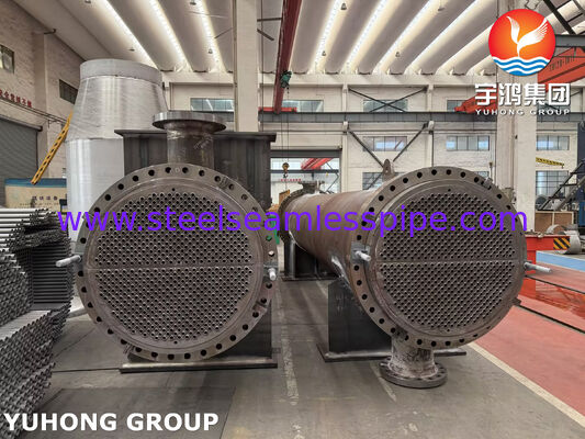 रिफाइनरी हाइड्रोजन स्टेज 1 डिस्चार्ज इंटरकूलर के लिए ASME U स्टैम्प TEMA हीट एक्सचेंजर क्लास R