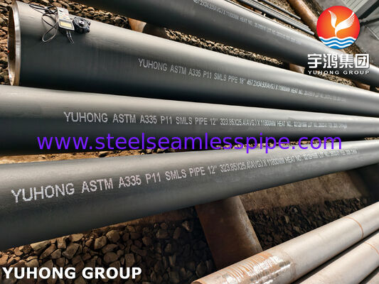 ASTM A335 / ASME SA335 P11 हाइड्रोक्रैकिंग फर्नेस के लिए निर्बाध मिश्र धातु स्टील पाइप