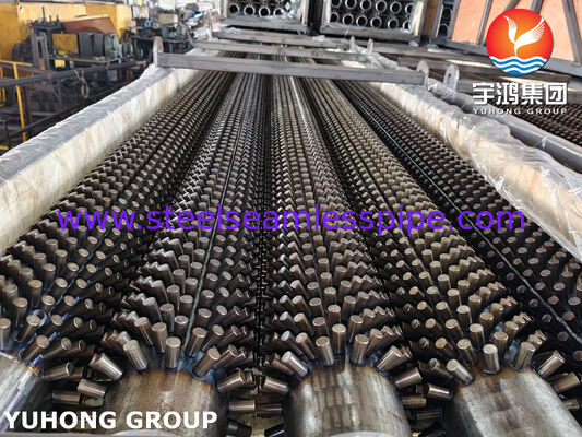 स्टीम रीफॉर्मिंग फर्नेस और वेस्ट हीट रिकवर के लिए ASTM A106 Gr.B स्टडेड ट्यूब
