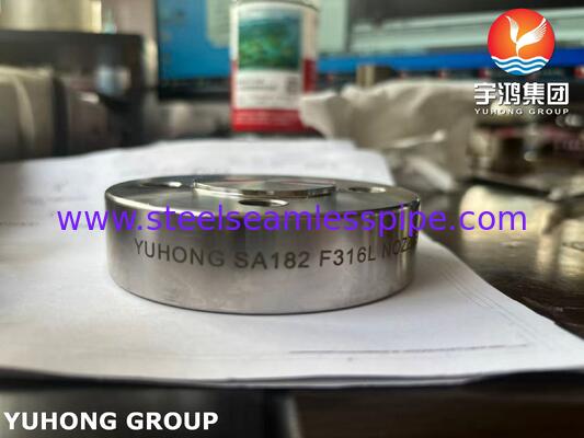 ASME SA182 F316L स्टेनलेस स्टील फ्लैंज दबाव पोत के लिए फोल्डेड नोजल फ्लैंज