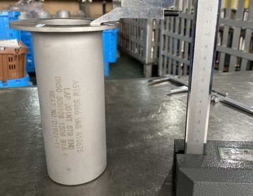 ASTM B366 UNS N10675 DN50 लैप ज्वाइंट स्टब एंड