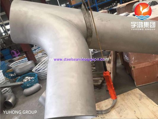ASTM B366 / B366M स्टील पाइप फिटिंग Inconel 600 / UNS N06600 स्वेप्ट टी