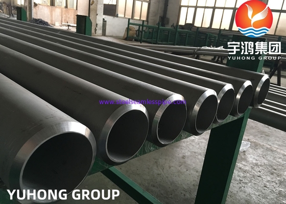 ASTM A312 TP310S, TP304L, TP316L TP347H स्टेनलेस स्टील सीमलेस पाइप मसालेदार एनील्ड बेवल एंड