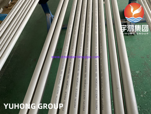 ASTM A312 TP304 मसालेदार सतह स्टेनलेस स्टील सीमलेस पाइप पीटी उपलब्ध