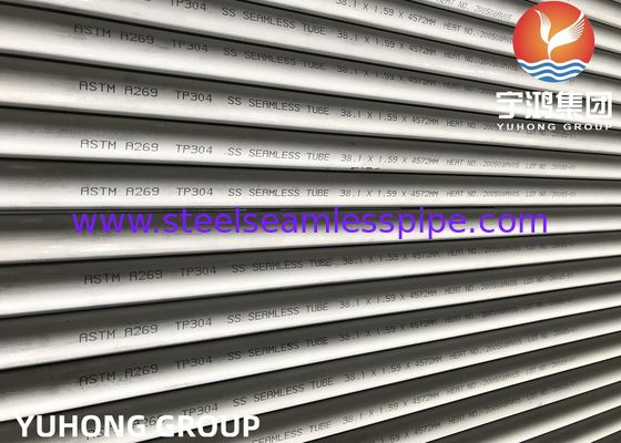 ASTM A269 / ASME SA269 TP304 कोल्ड रोल्ड इंस्ट्रूमेंट ब्राइट एनील्ड ट्यूब