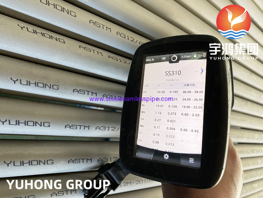 ASTM A312 ASME SA312 TP310S S31008 स्टेनलेस स्टील सीमलेस पाइप