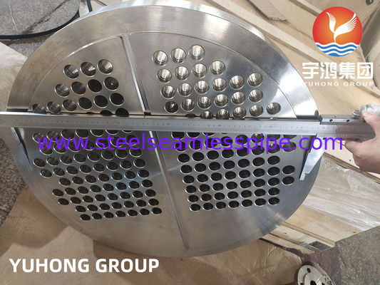 EN10028 1.4541 हीट एक्सचेंजर घटक ट्यूब शीट